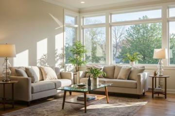 Cách dùng đèn để hóa giải góc nhọn chiếu vào nhà